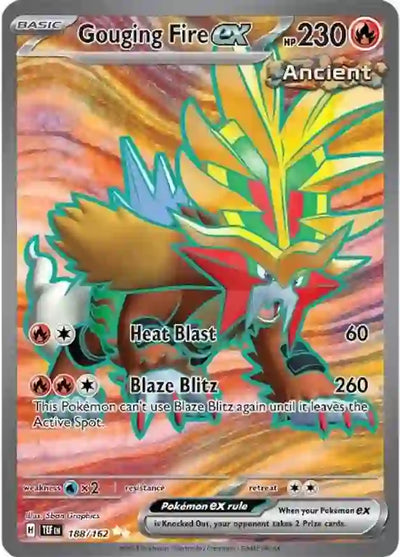 Pokemon Temporal Forces Gouging Fire #188