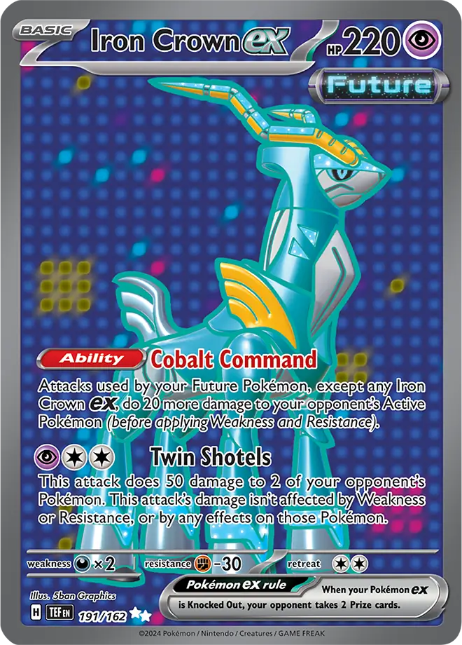 Pokemon Temporal Forces Iron Crown #191