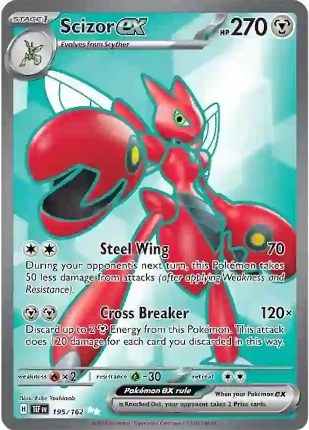 Pokemon Temporal Forces Scizor #195