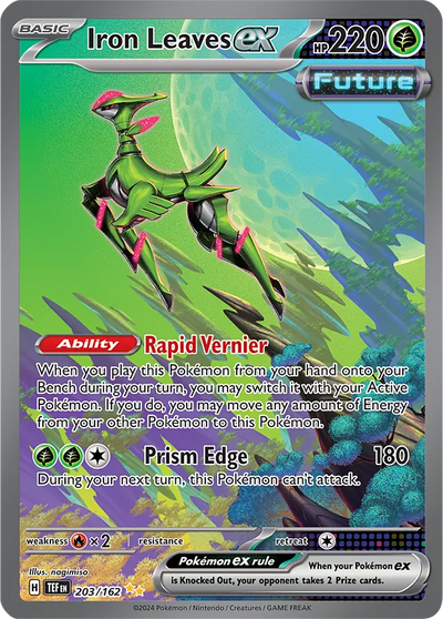 Pokemon Temporal Forces Iron Leaves #203
