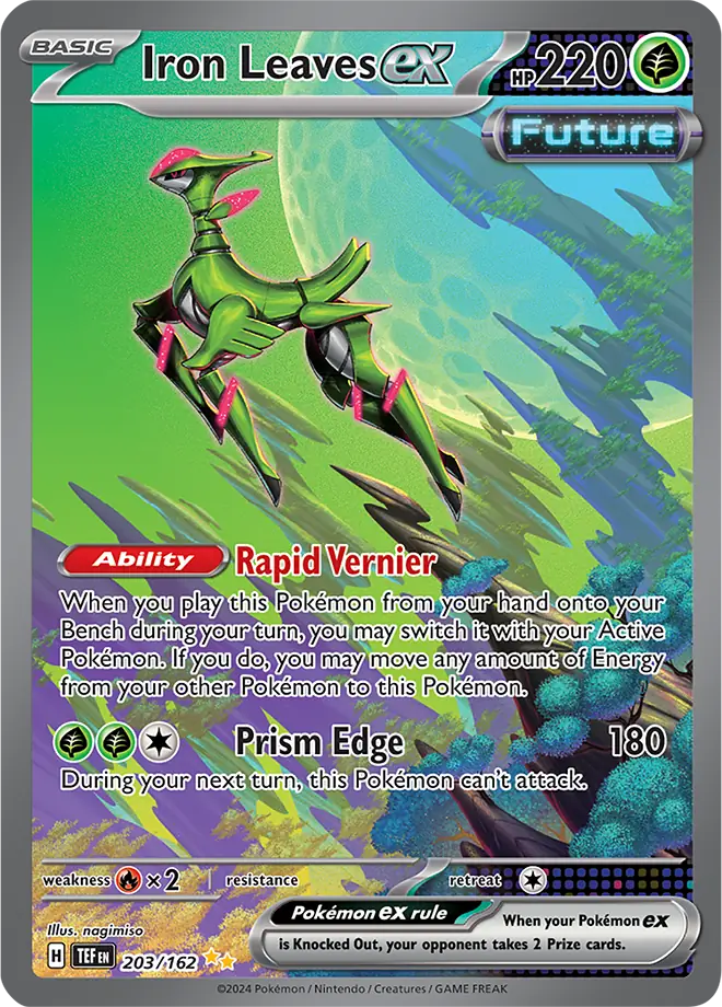 Pokemon Temporal Forces Iron Leaves #203