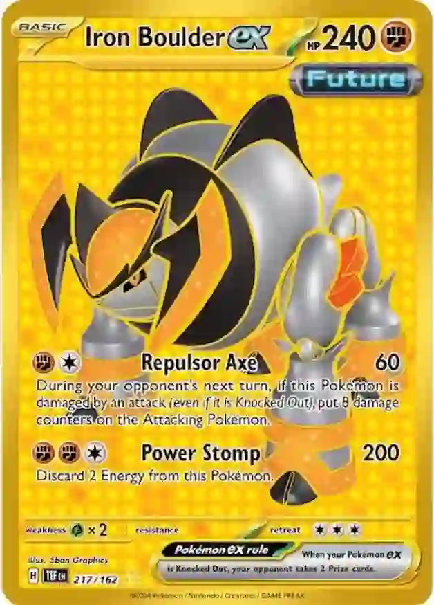 Pokemon Temporal Forces Iron Boulder #217