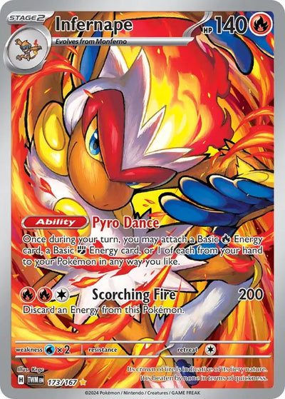 Pokemon Twilight Masquerade Infernape #173