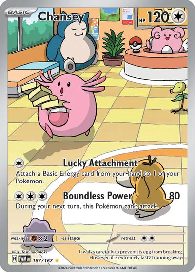 Pokemon Twilight Masquerade Chansey #187