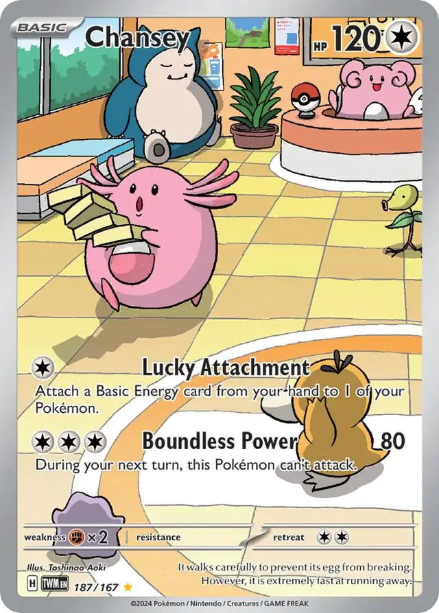 Pokemon Twilight Masquerade Chansey #187