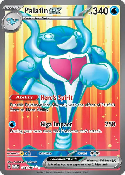 Pokemon Twilight Masquerade Palafin ex #193