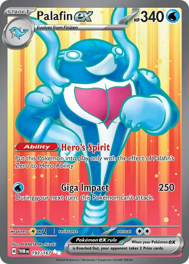 Pokemon Twilight Masquerade Palafin ex #193
