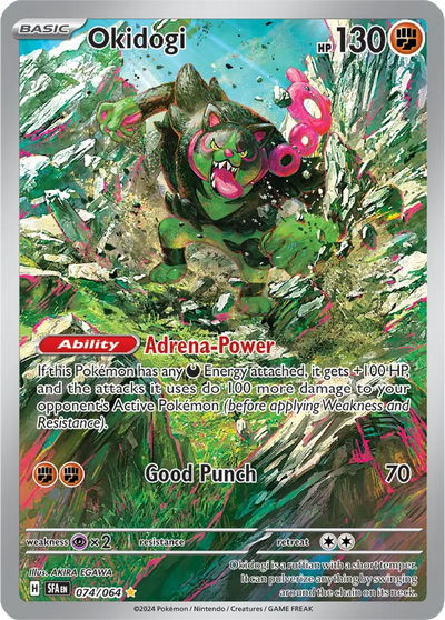 Pokemon Shrouded Fable Okidogi #074