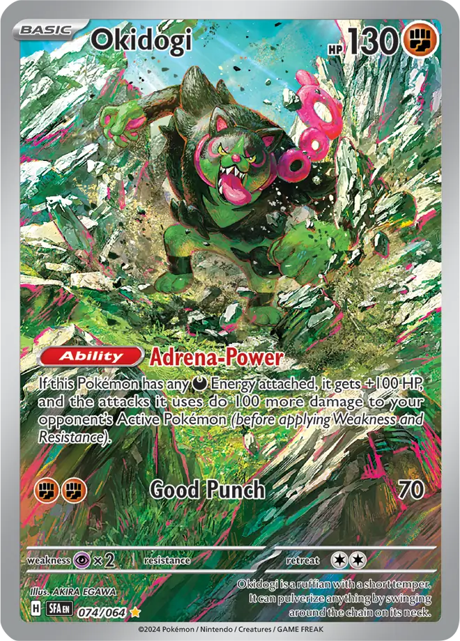 Pokemon Shrouded Fable Okidogi #074