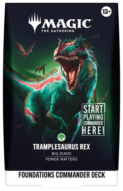 Magic The Gathering Commander: Foundations Foundations Commander Deck - Tramplesaurus Rex
