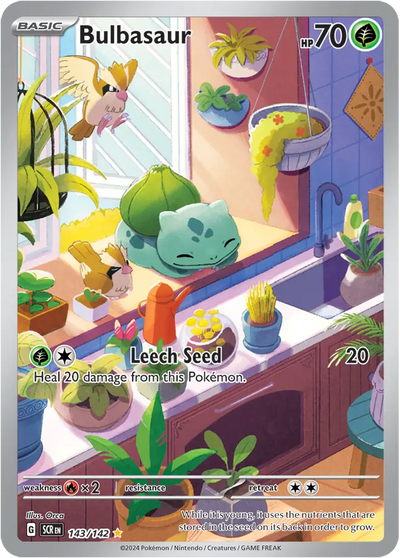 Pokemon Stellar Crown Bulbasaur #143