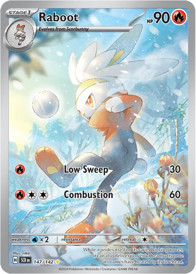 Pokemon Stellar Crown Raboot #147