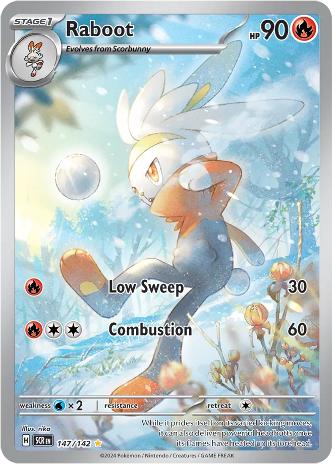 Pokemon Stellar Crown Raboot #147