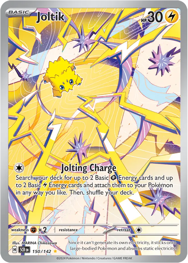 Pokemon Stellar Crown Joltik #150