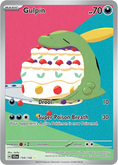 Pokemon Stellar Crown Gulpin #154