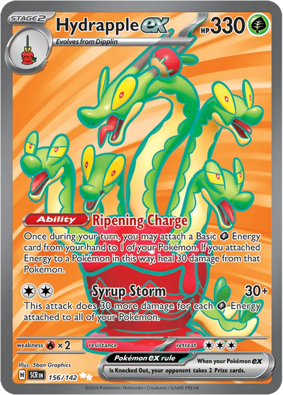 Pokemon Stellar Crown Hydrapple #156