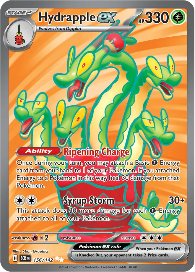Pokemon Stellar Crown Hydrapple #156