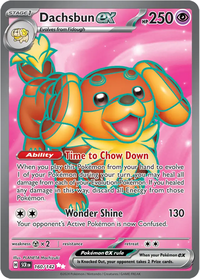 Pokemon Stellar Crown Dachsbun #160