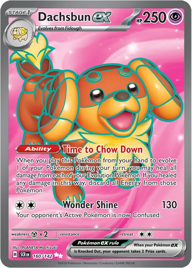 Pokemon Stellar Crown Dachsbun #160