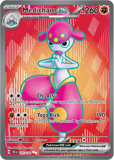 Pokemon Stellar Crown Medicham #161