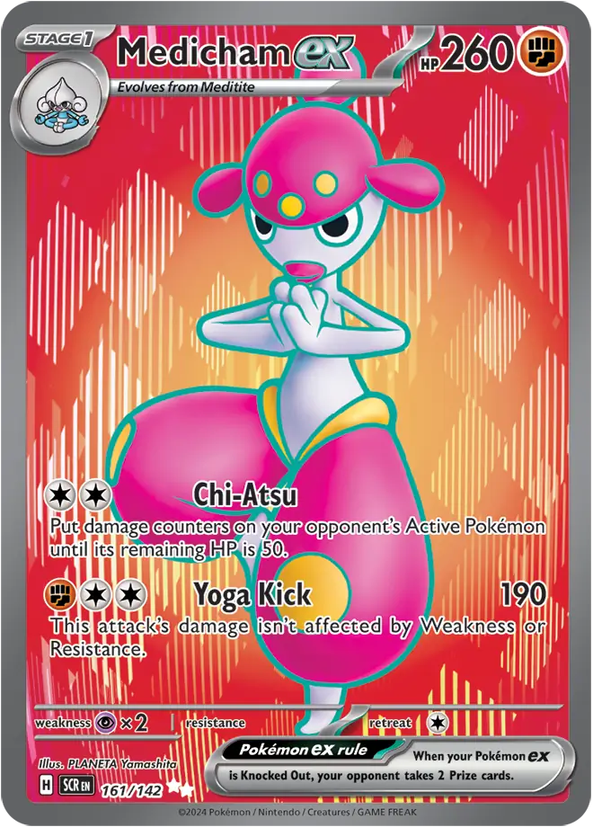 Pokemon Stellar Crown Medicham #161