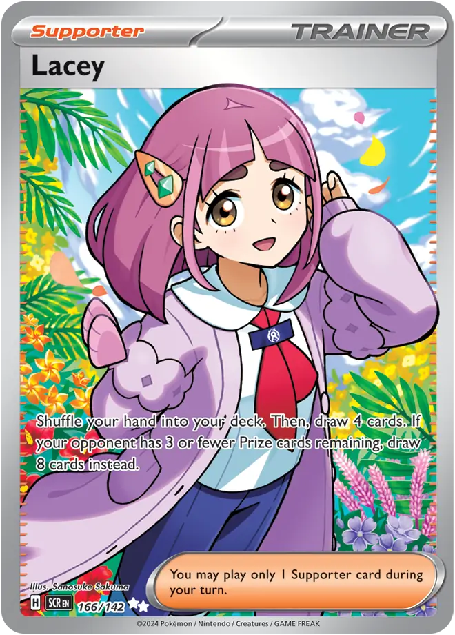 Pokemon Stellar Crown Lacey #166