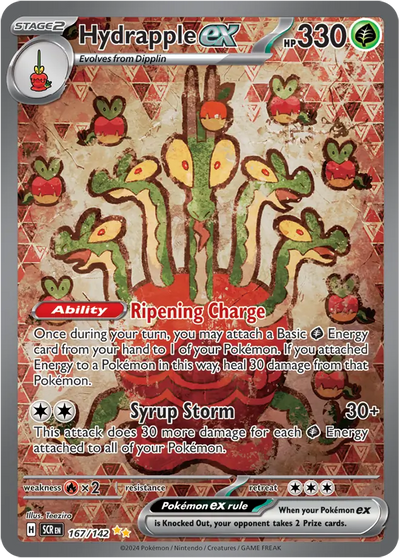 Pokemon Stellar Crown Hydrapple #167