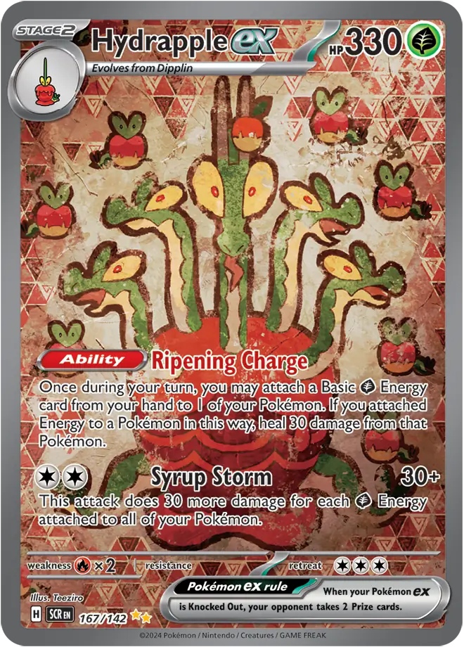 Pokemon Stellar Crown Hydrapple #167