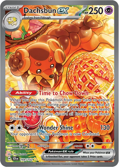 Pokemon Stellar Crown Dachsbun #169