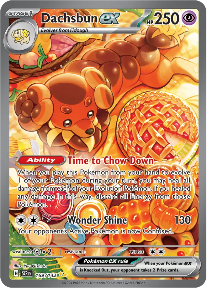 Pokemon Stellar Crown Dachsbun #169