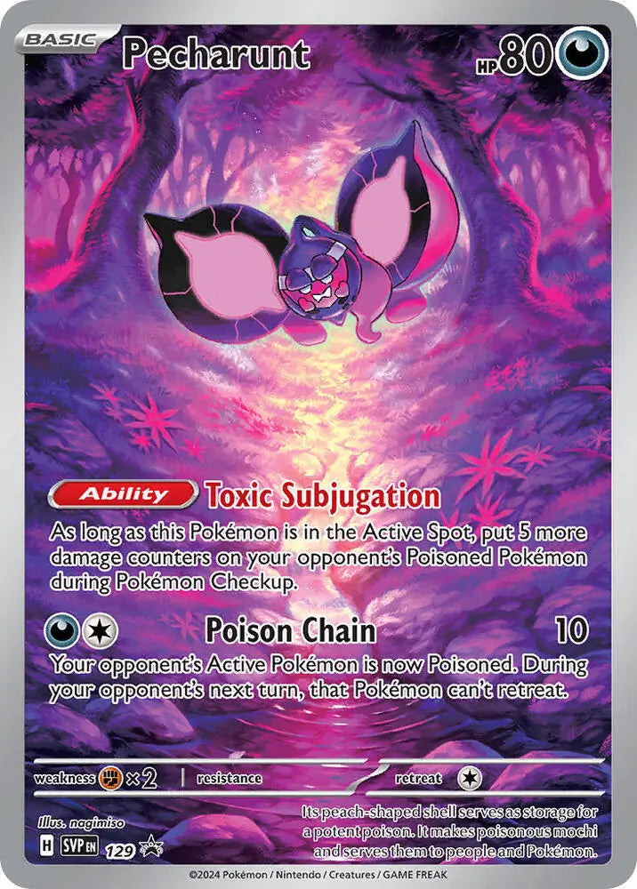 Pokemon Scarlet & Violet Promos Pecharunt #129