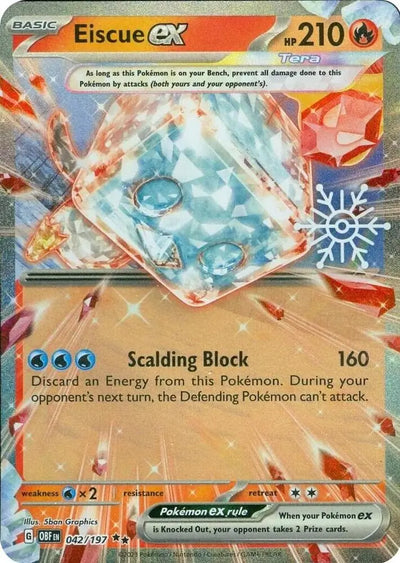 Pokemon Miscellaneous Promos Eiscue ex Holiday Calendar #042