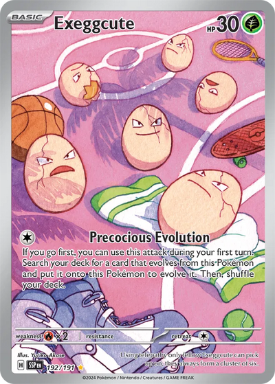 Pokemon Surging Sparks Exeggcute #192