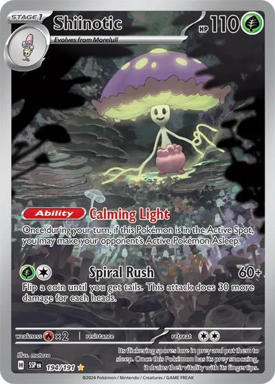 Pokemon Surging Sparks Shiinotic #194