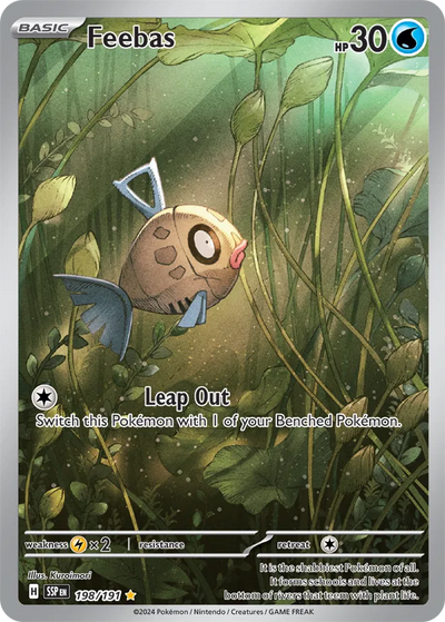 Pokemon Surging Sparks Feebas #198