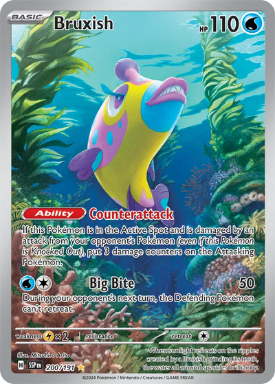 Pokemon Surging Sparks Bruxish #200