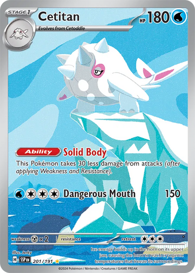 Pokemon Surging Sparks Cetitan #201