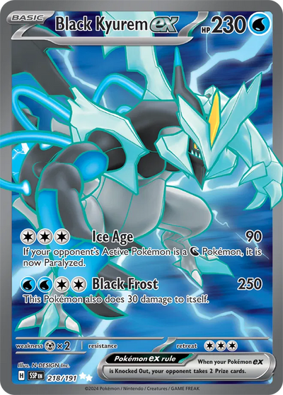 Pokemon Surging Sparks Black Kyurem #218