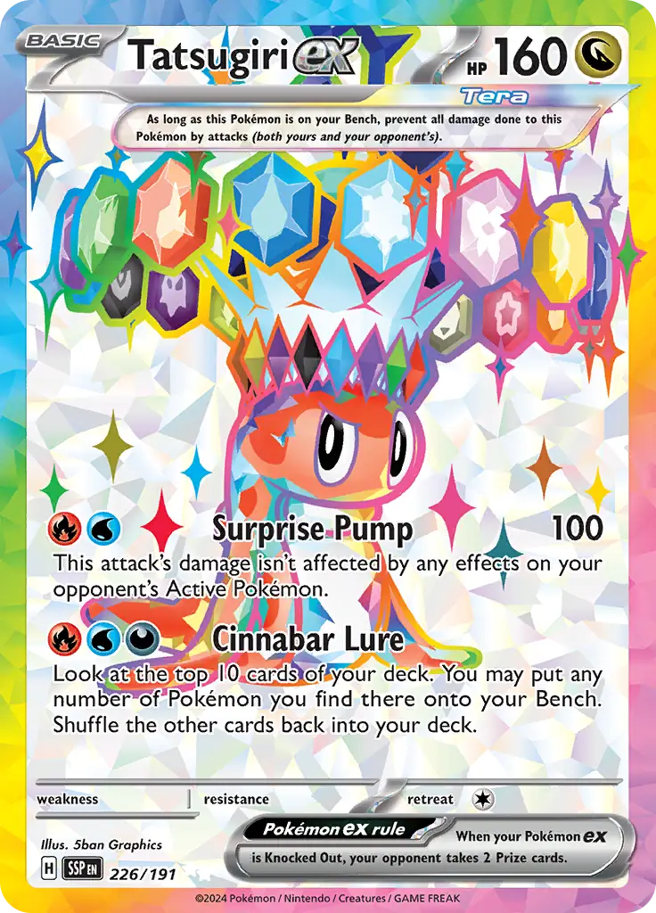 Pokemon Surging Sparks Tatsugiri #226