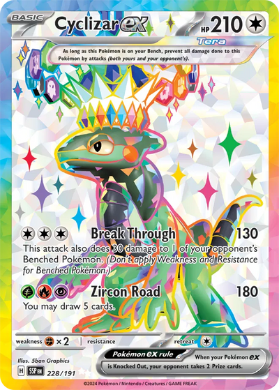 Pokemon Surging Sparks Cyclizar #228
