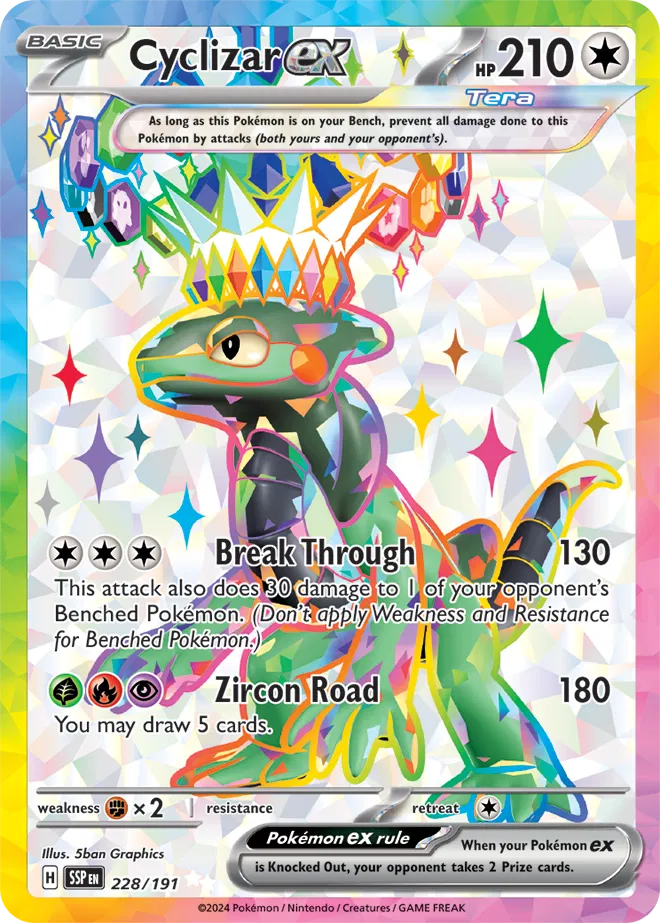 Pokemon Surging Sparks Cyclizar #228