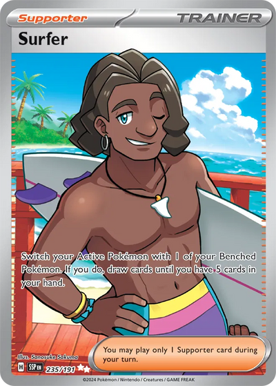 Pokemon Surging Sparks Surfer #235