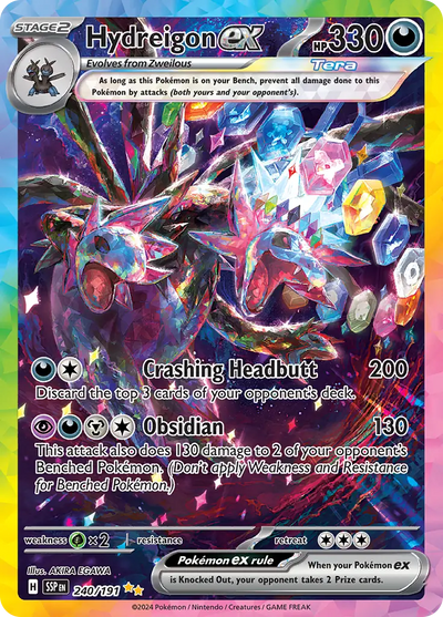 Pokemon Surging Sparks Hydreigon #240
