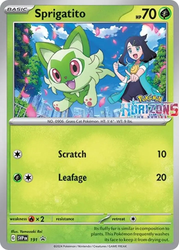 Pokemon Scarlet & Violet Promos Sprigatito #191