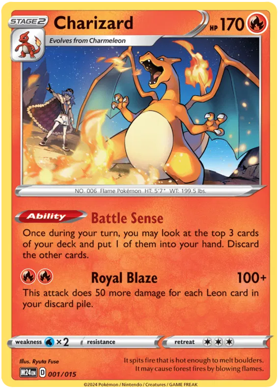 Pokemon Mcdonald's Dragon Discovery Charizard #001