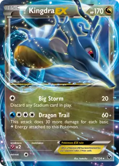 Pokemon Fates Collide Kingdra EX #73