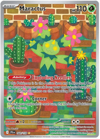 Pokemon Journey Together Maractus #160