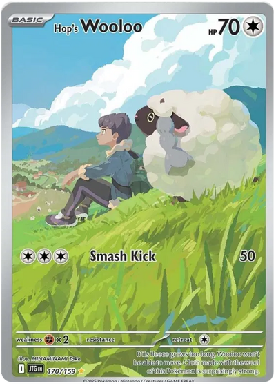 Pokemon Journey Together Hop's Wooloo #170