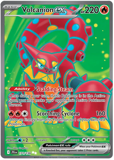 Pokemon Journey Together Volcanion #171