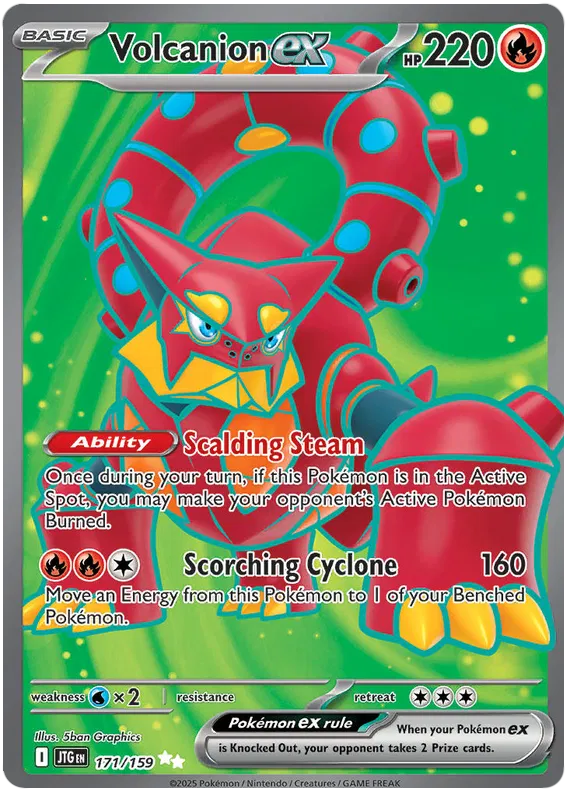 Pokemon Journey Together Volcanion #171